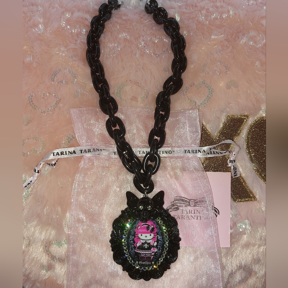 Tarina Tarantino Gothic Hello Kitty Necklace